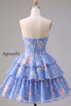 yellow-a-line-floral-corset-short-fringed-strapless-homecoming-dress-with-ruffles