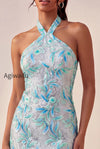 sparkly-pink-floral-halter-sequin-tight-short-homecoming-dress