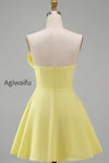 ivory-strapless-satin-ruched-short-a-line-graduation-dress