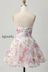 sparkly-pink-floral-short-a-line-homecoming-dress
