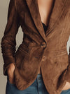 chocolate-elegant-slim-suede-blazer