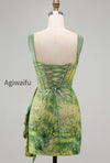 floral-apricot-corset-ruched-tight-short-homecoming-dress-with-beading