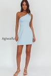 lingering-love-one-shoulder-twist-mini-dress-blue