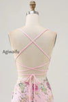 sparkly-pink-beaded-floral-short-tight-homecoming-dress-with-sequins