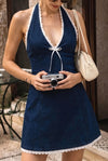 lace-trim-denim-halter-mini-dress