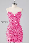 sparkly-red-corset-sequins-strapless-short-homecoming-dress