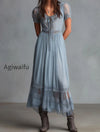 grace-dusty-blue-lace-trimmed-chiffon-midi-dress