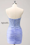 lilac-strapless-corset-pleated-tight-homecoming-dress-with-appliques