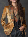 vintage-suede-oil-painting-flower-print-lapel-blazer