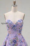sparkly-pink-floral-beaded-a-line-short-strapless-homecoming-dress