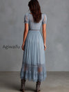 grace-dusty-blue-lace-trimmed-chiffon-midi-dress