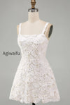 ivory-sparkly-sequin-floral-tight-short-a-line-homecoming-dress
